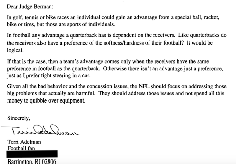 Illustration for article titled Here Are The Anti-NFL Letters Fans Sent The Ballghazi Judge